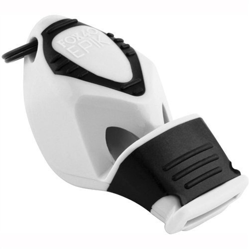 Fox 40 Classic Epik CMG Whistle with Lanyard Referee-coach, Safety White Fox 40 Classic Epik CMG Whistle with Lanyard Referee-coach, Safety White