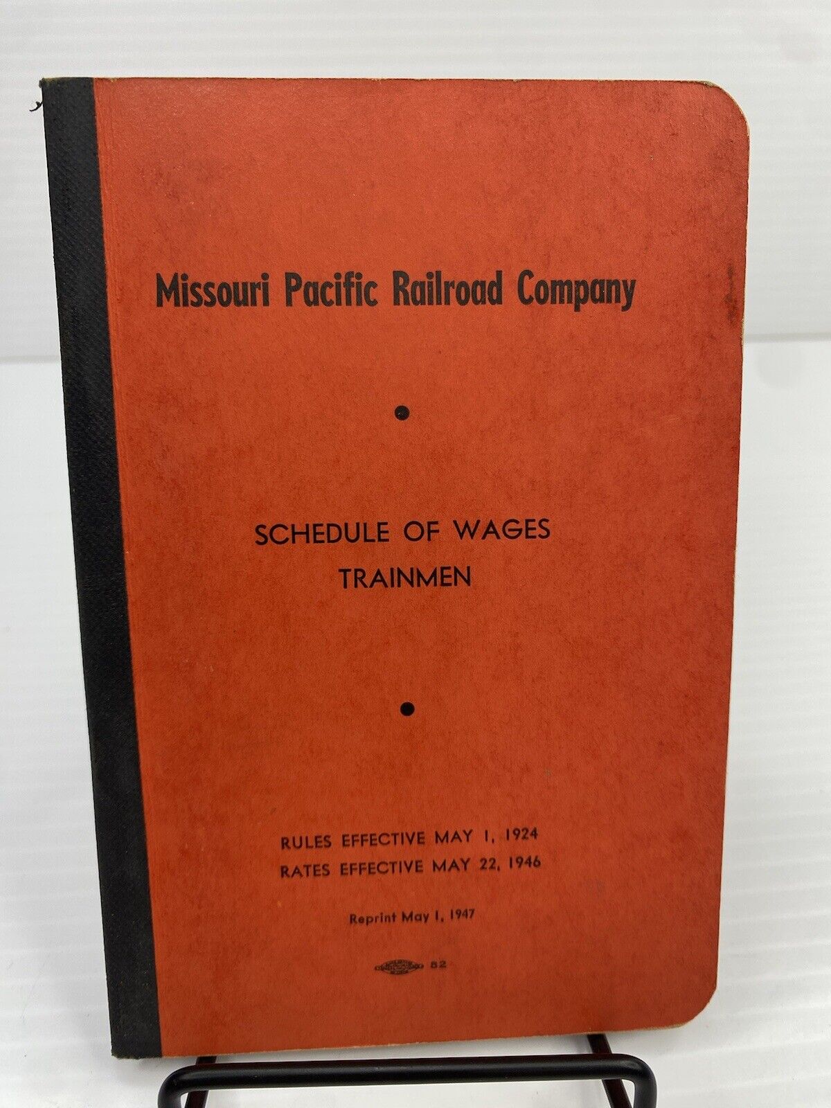 1947 Missouri Pacific Railroad Company RR Schedule of Wages Trainmen