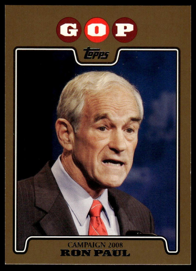 2008 Topps #C08-RP Ron Paul Campaign 2008 Gold