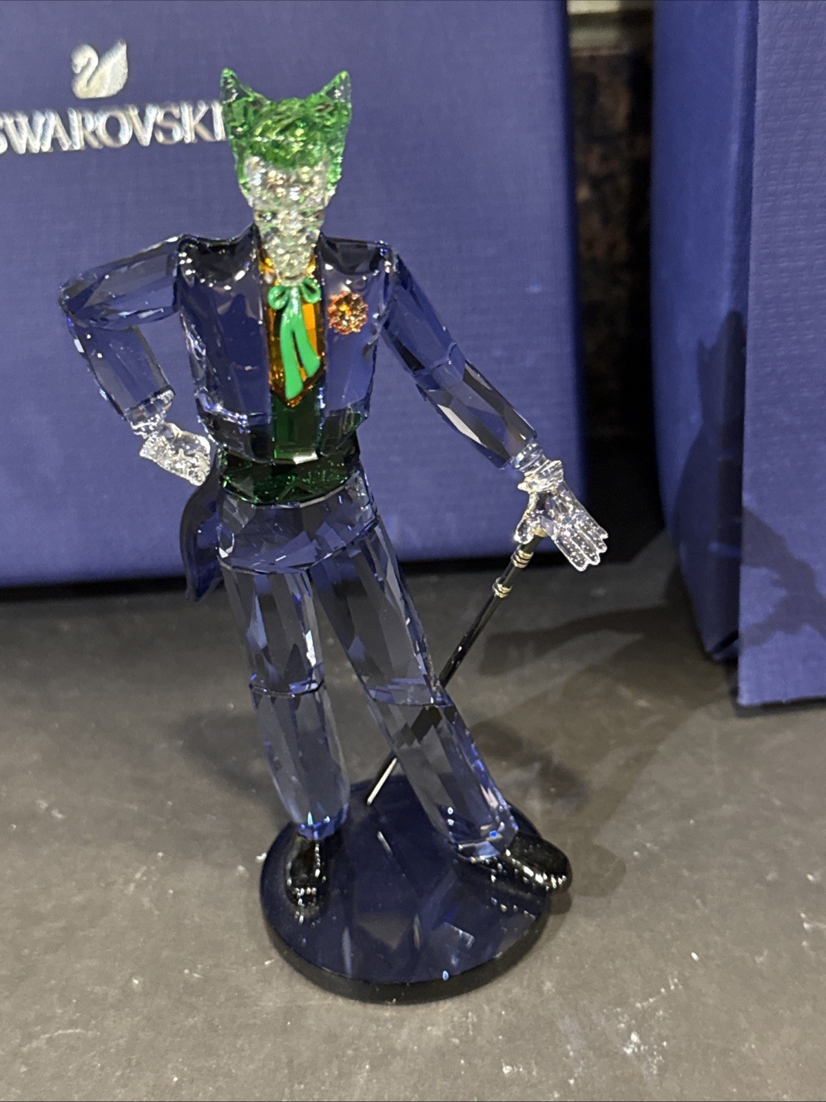 New SWAROVSKI Crystal DC Comics The Joker Figurine 5630604 New In Box