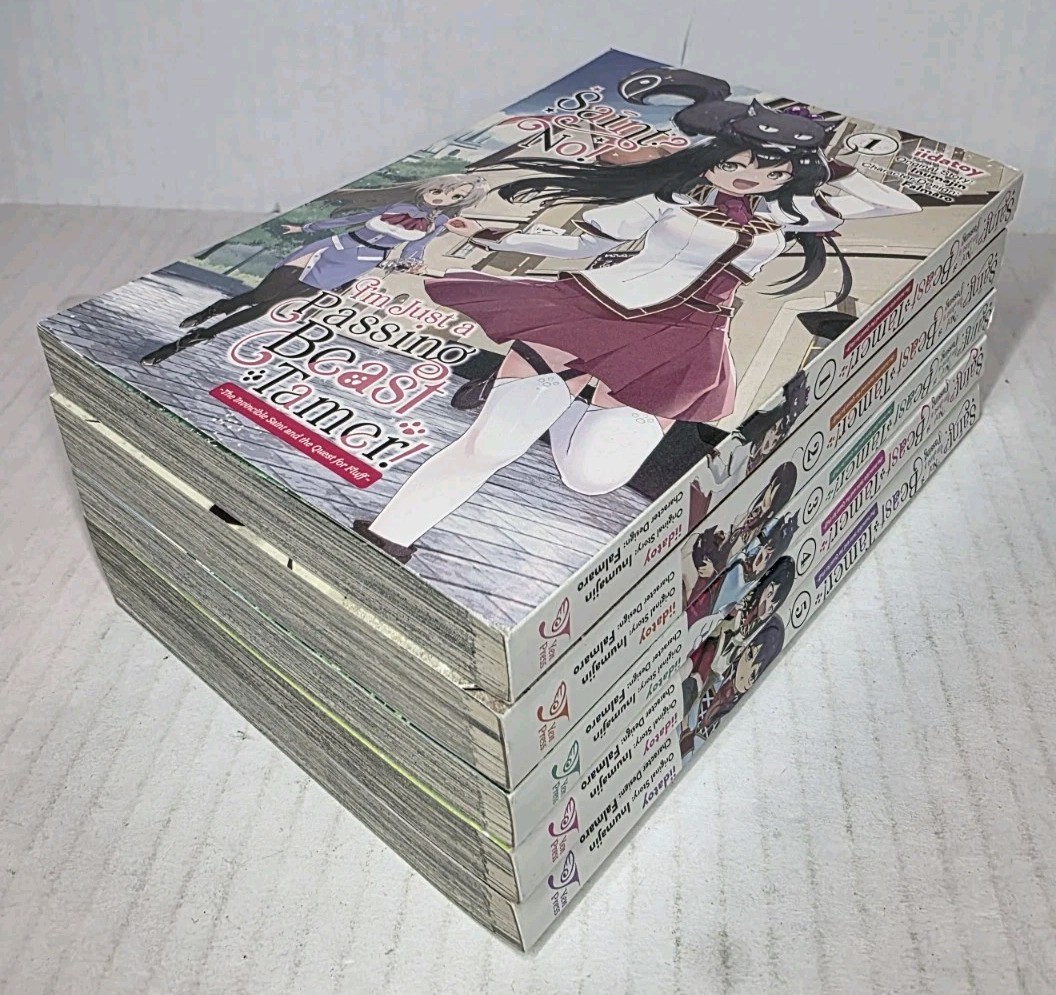 Saint? No I\'m Just a Passing Beast Tamer Manga Lot Volumes 1-5