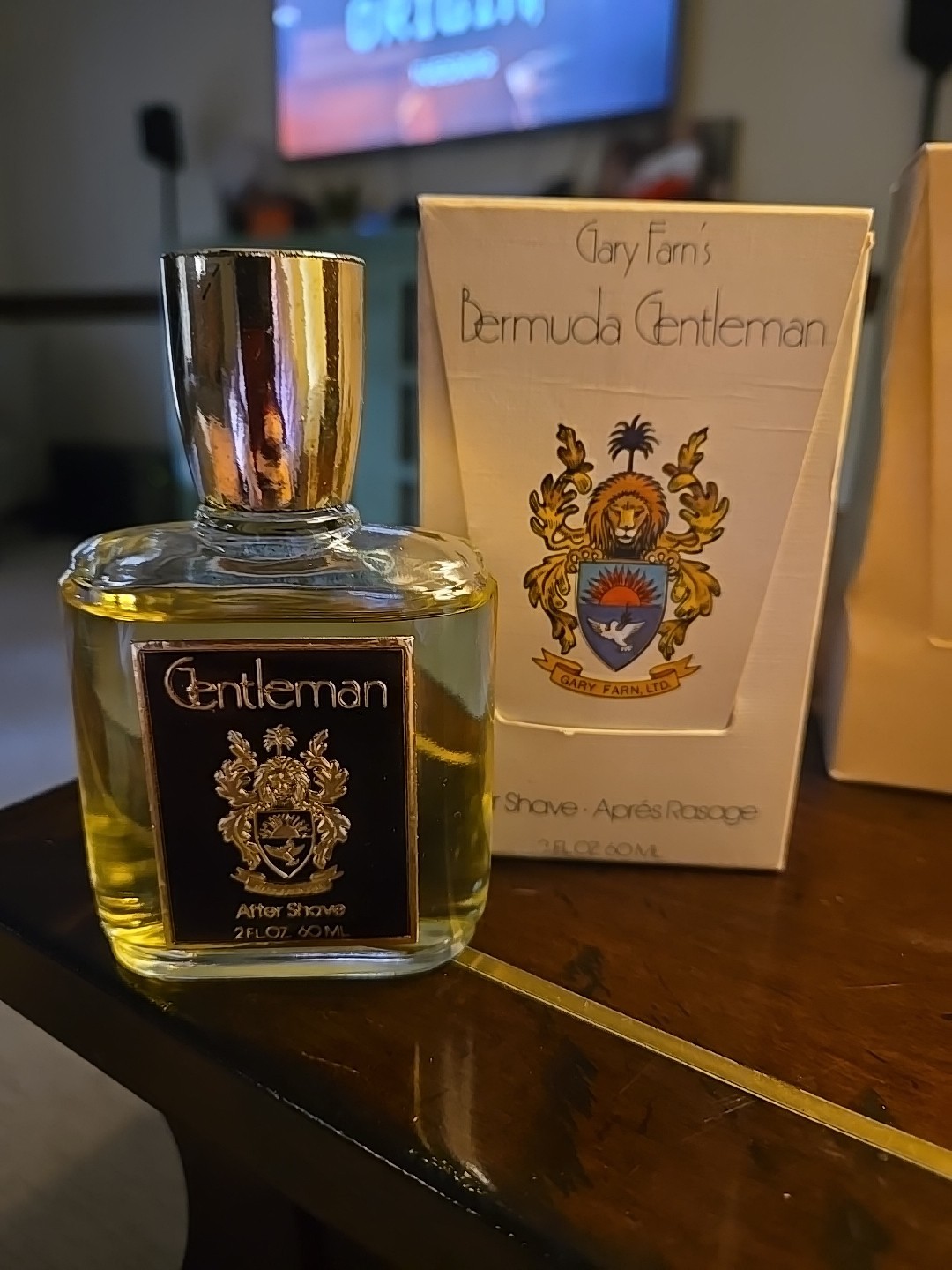 Vintage Gary Farn's Bermuda Gentleman Aftershave - 2 oz Splash plus bonus