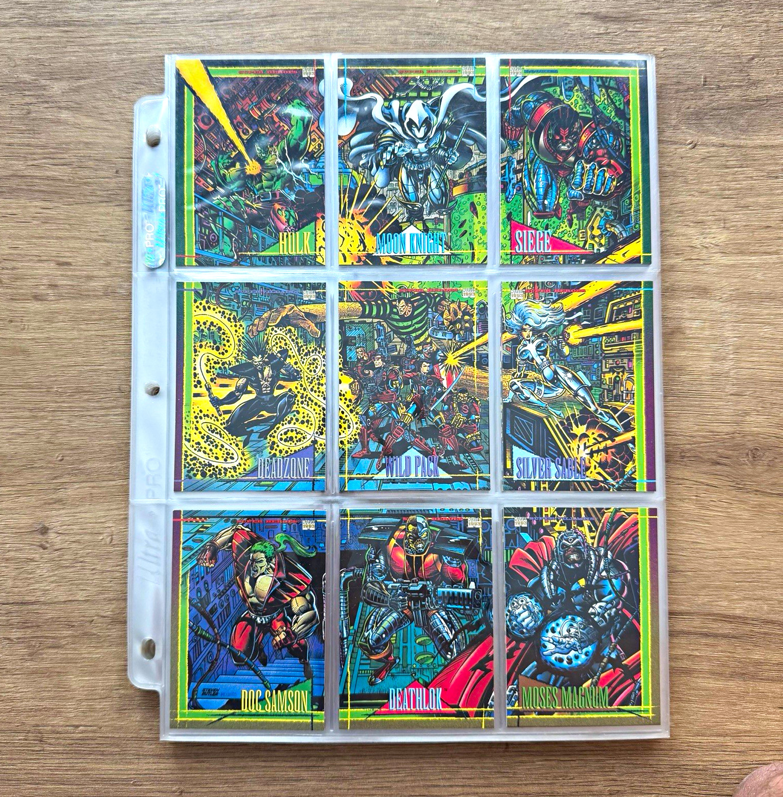1993 Marvel Universe Series 4 Complete Set w/ Inserts Battle Cards SkyBox