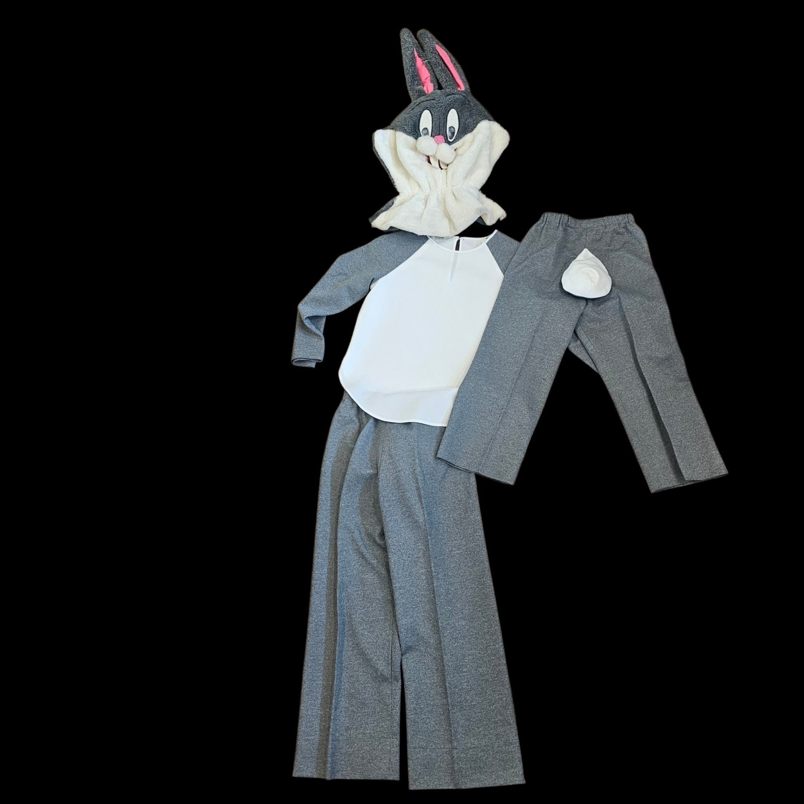 VTG Bugs Bunny Kids Costume Sz S/M/L 70s 80s Looney Tunes Handmade