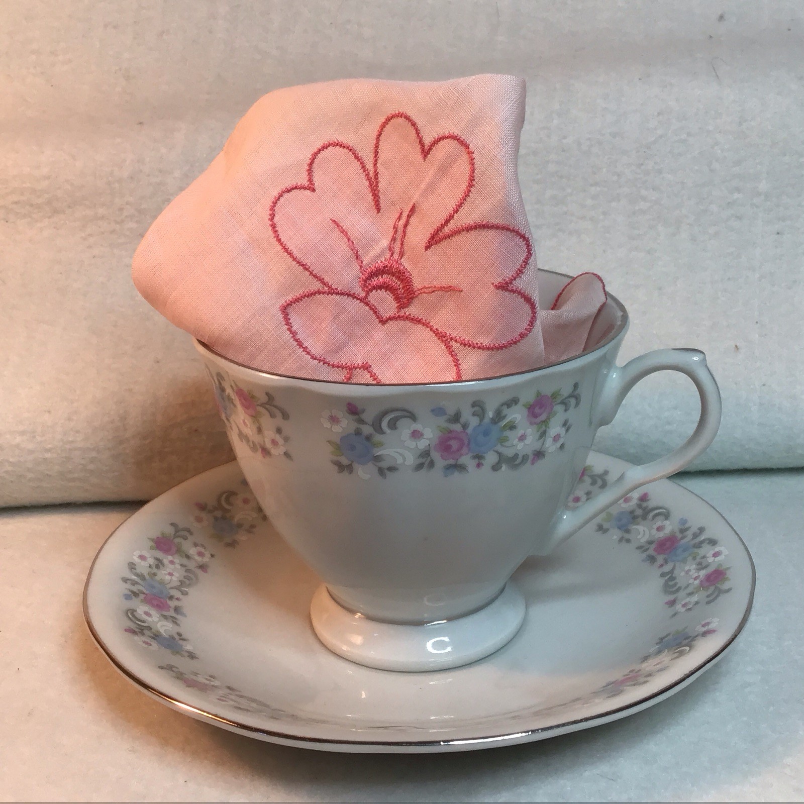Vintage FTDA Tea Cup And Saucer Made In China