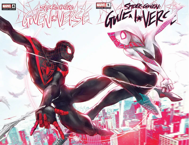 SPIDER-GWEN: GWENVERSE #4 & #5 (IVAN TAO EXCLUSIVE CONNECTING VARIANT SET)