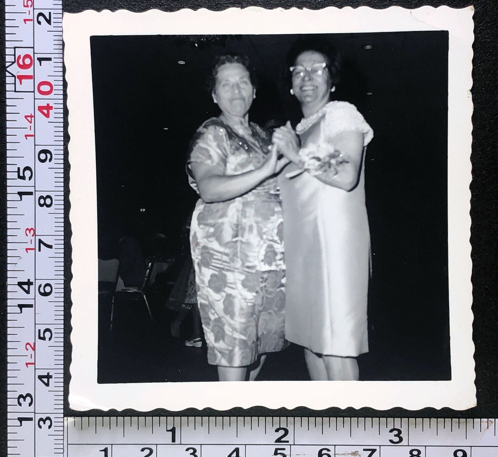 Two Older Women Dancing Dance Fancy Dress Party Photo Snapshot
