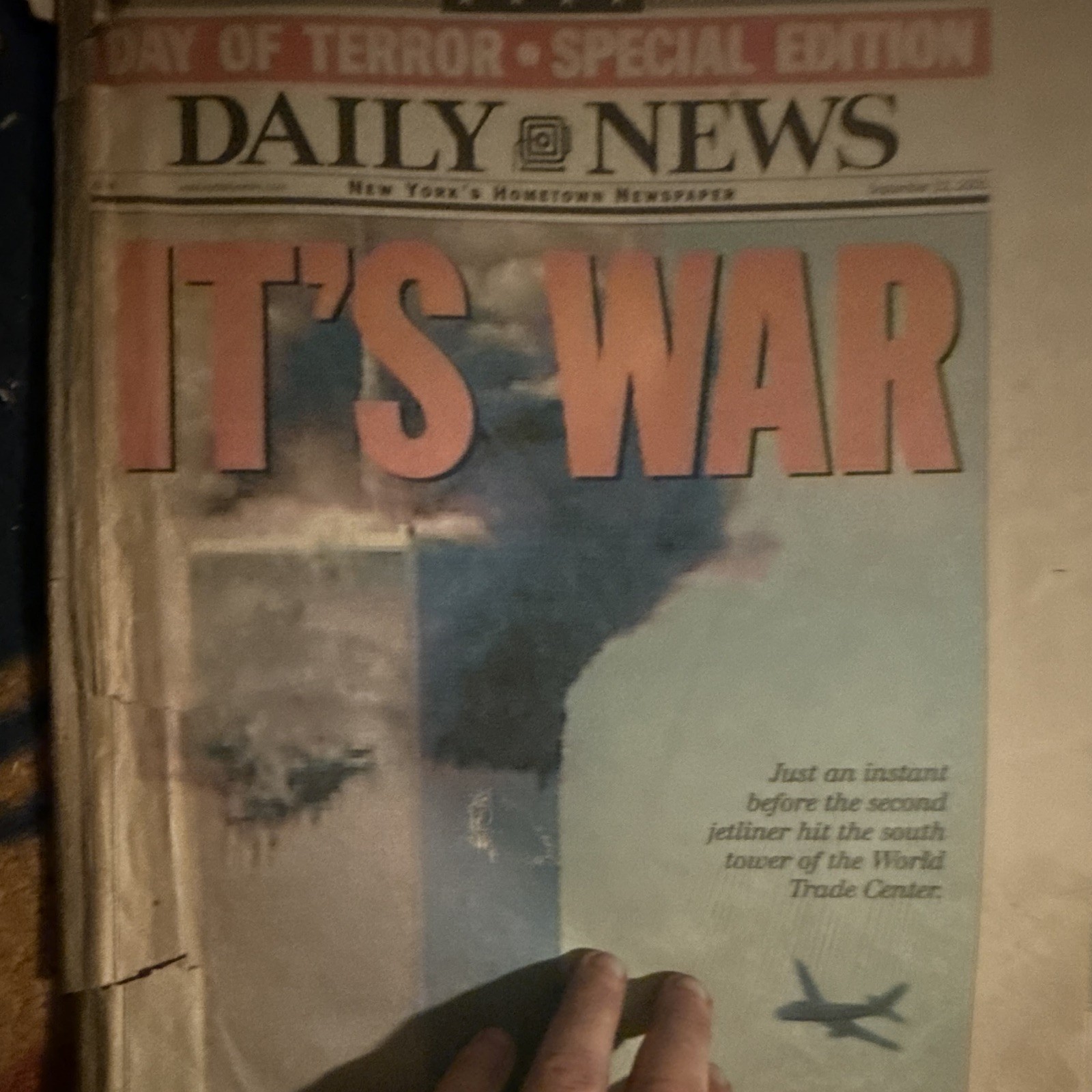 NY Daily News 9/11 Sept 12, 2001 SPECIAL EDITION