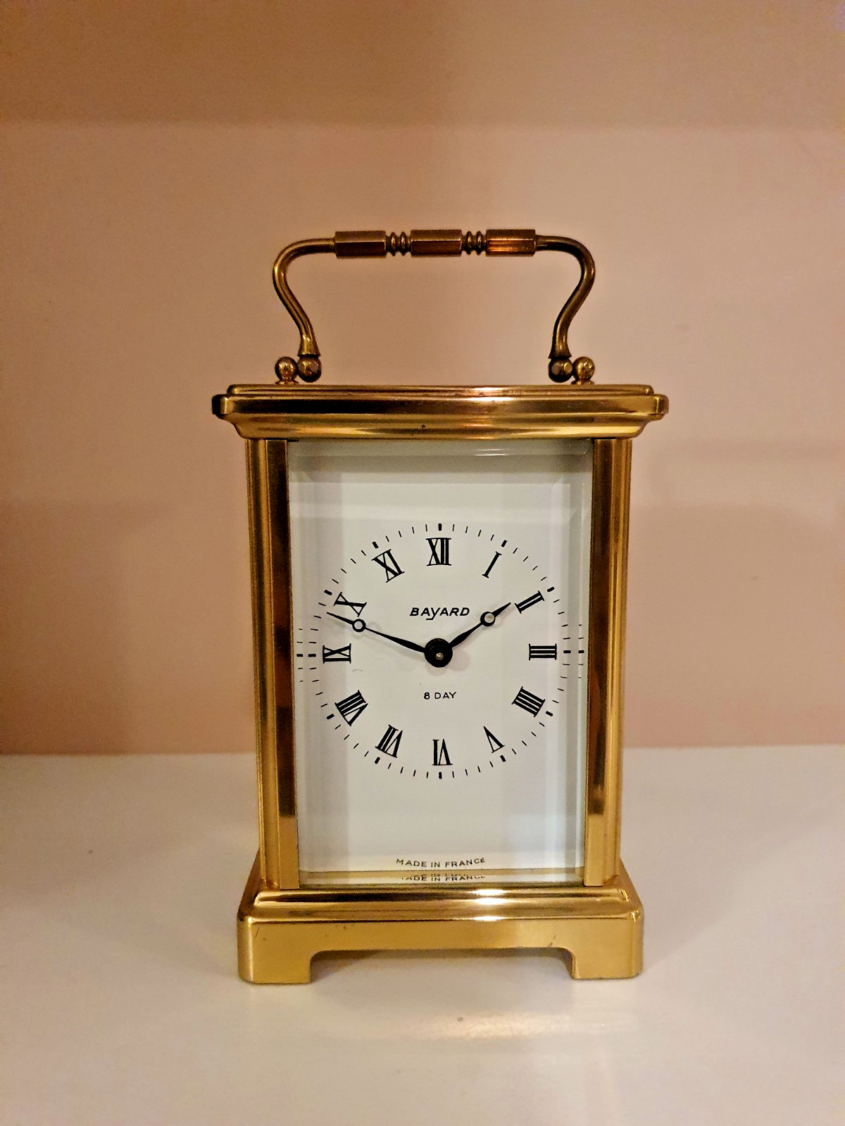 A nice French carriage clock by Bayard (Duverdrey & Bloquel) c1960 working fine