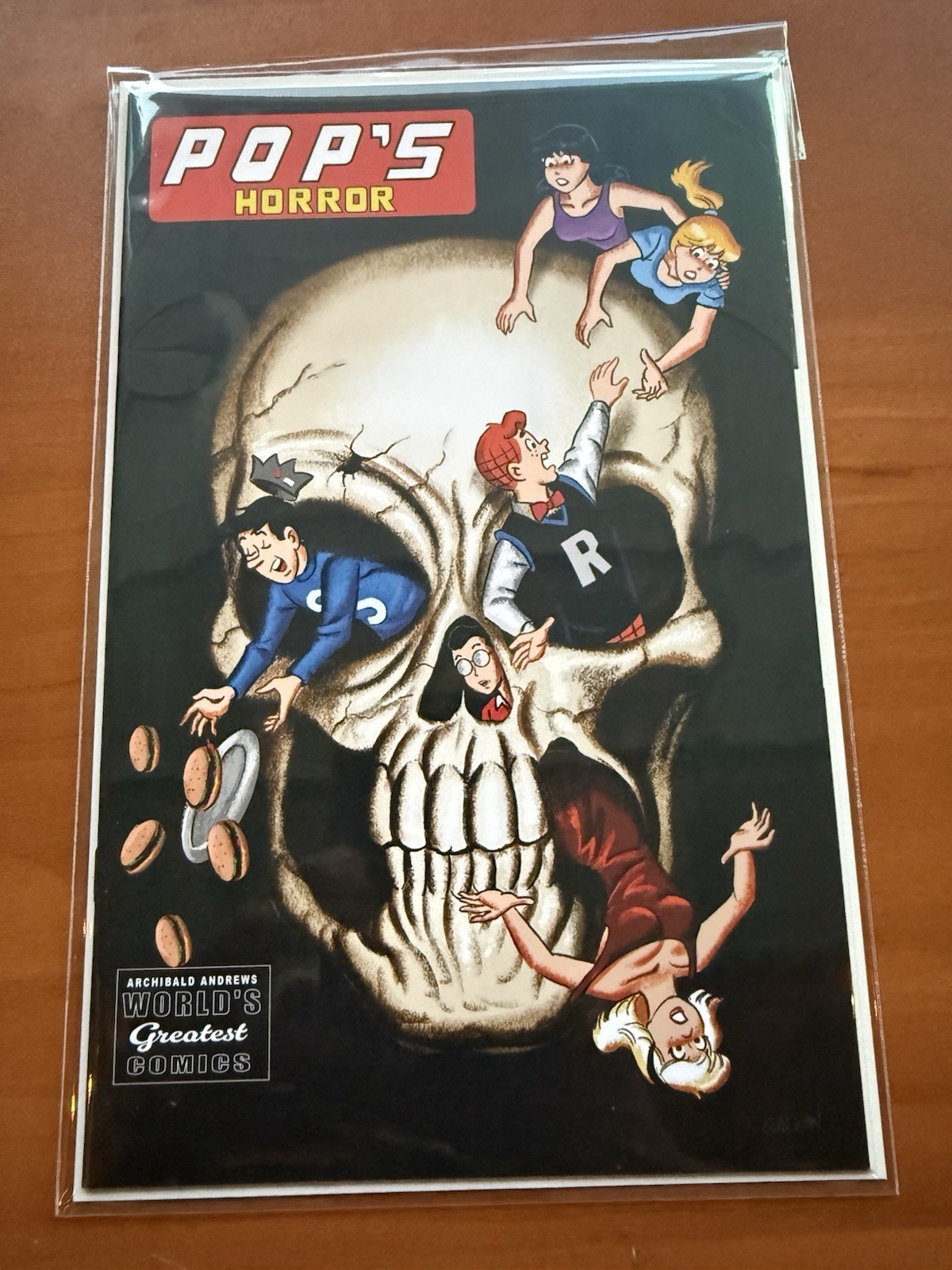 Archie Horror Punch Comics #12 Golden Age Gun-Fight-In-A-Skull Homage Variant