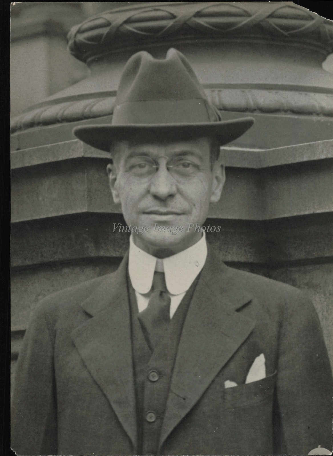 1918 Newton D Baker First Peace Picture Tom Star Photo 5X7