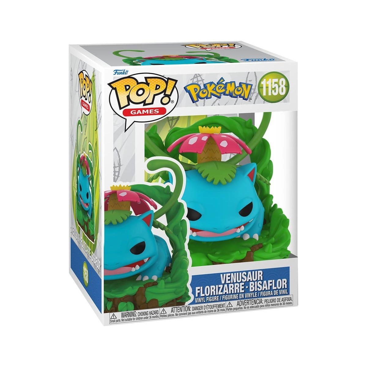 VENUSAUR PREMIUM FUNKO POP - 1158 NEW SEALED MINT OUT OF CASE