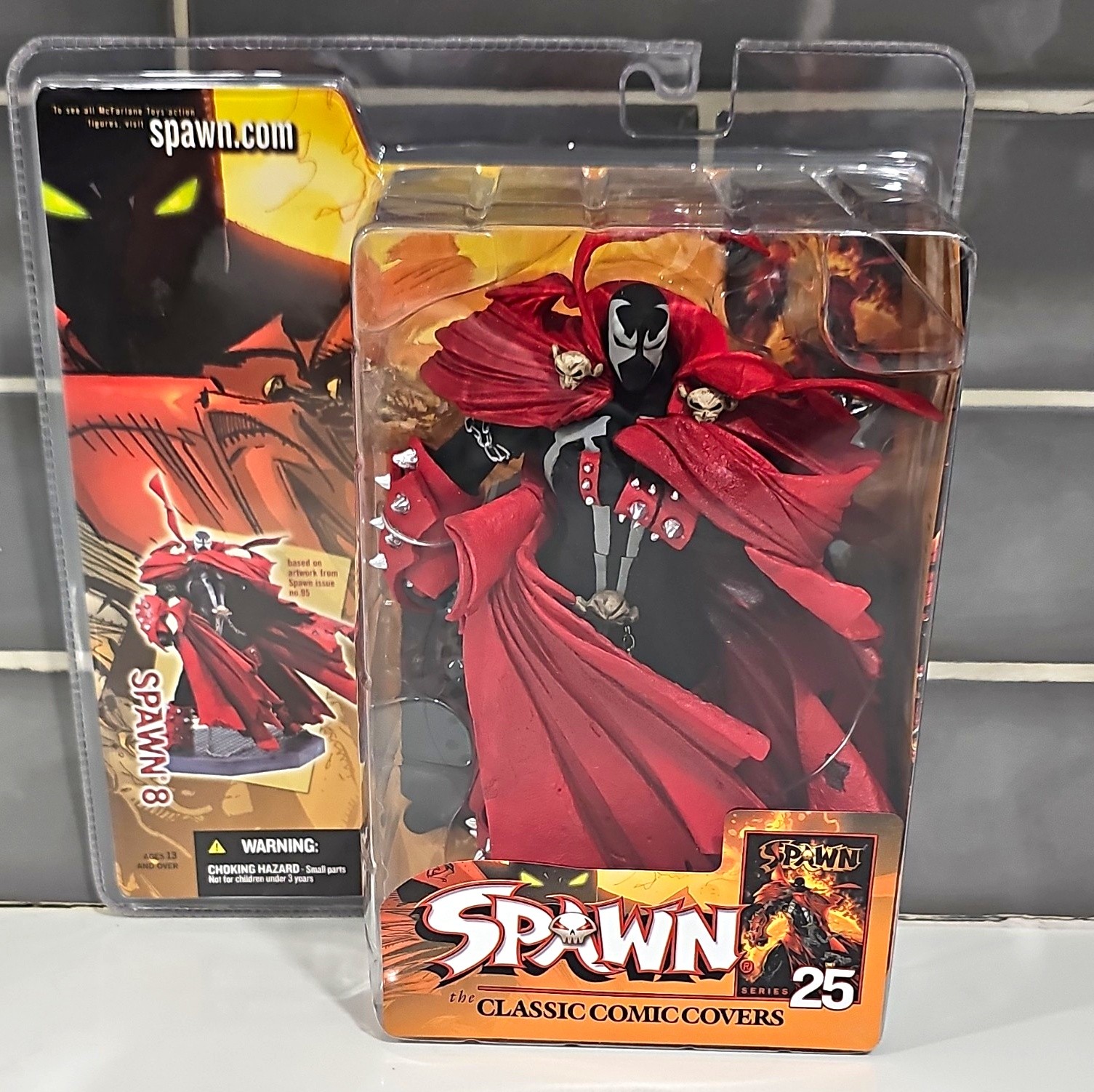 McFarlane Spawn 25 Classic Comic Covers Spawn 8 Issue 95 Action Figure NIB 2004