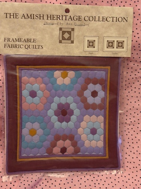 Amish Heritage Collection 1996 Frameable Fabric Quilts Ann Dezendorf  NEW