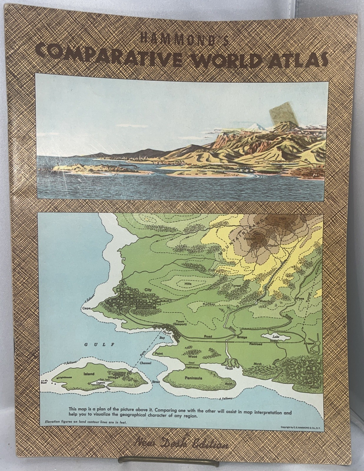 Hammond\'s Comparative World Atlas New Desk Edition 1960 USA Printing Indexed Hammond\'s Comparative World Atlas New Desk Edition 1960 USA Printing Indexed