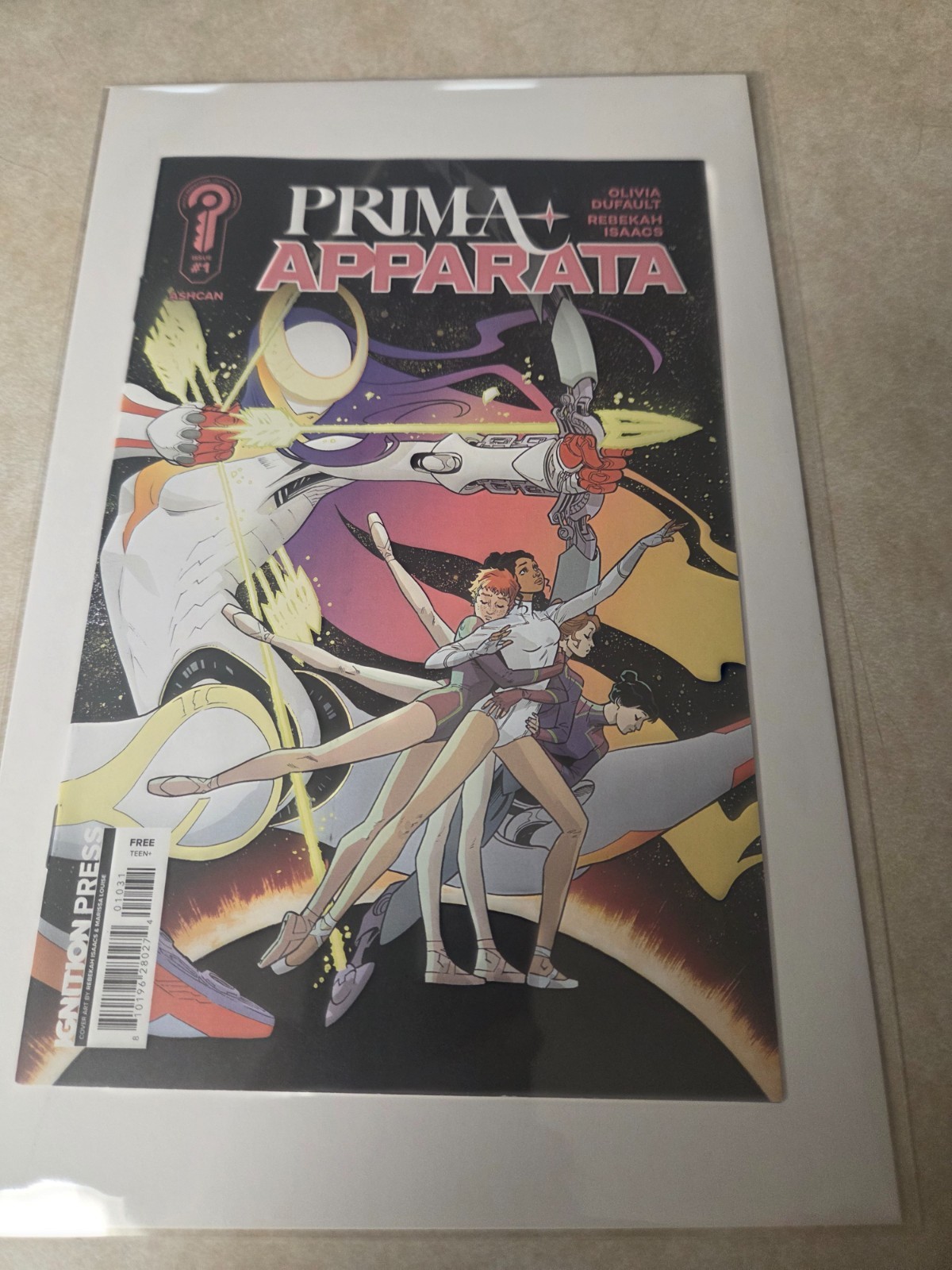 Prima Apparata #1 Comic Book Mint Bagged and Boarded Prima Apparata #1 Comic Book Mint Bagged and Boarded