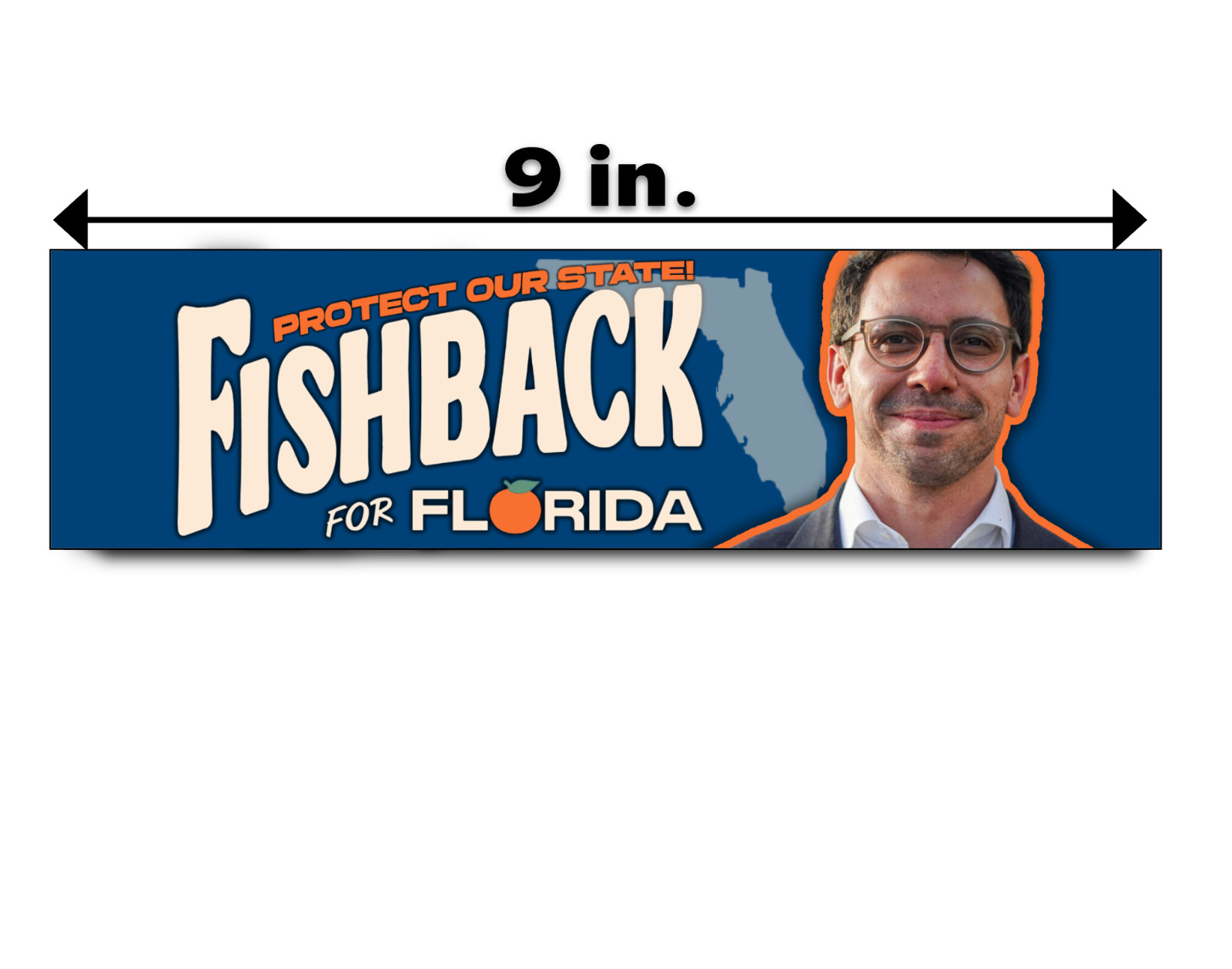 James Fishback Florida Governor Decal Bumper Sticker Republican Political Trump