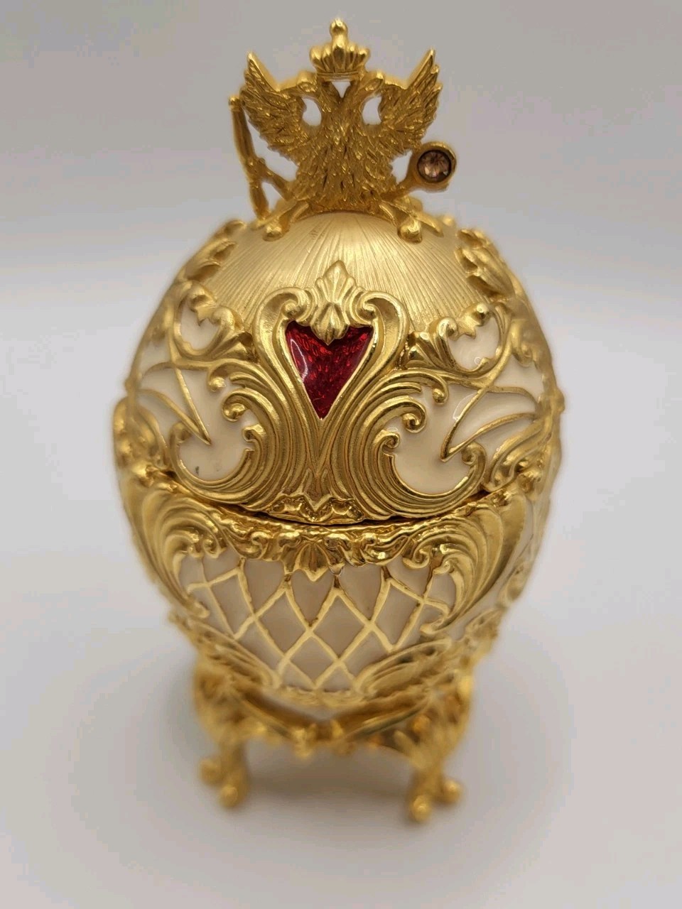 RARE JOAN RIVERS Rotating Musical Palace Egg Imperial Treasures Collection