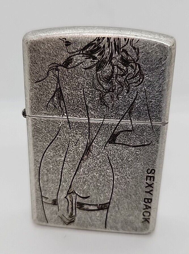 Zorro Ultimate Justice 23HK Brass Lighter Night Elf Sexy Back. Pre-Owned