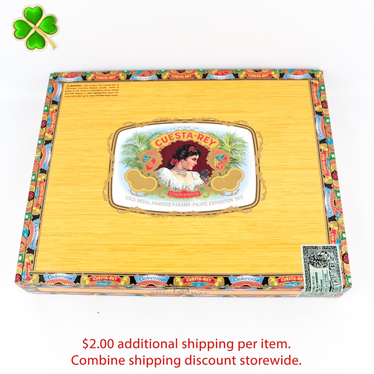 Cuesta-Rey Aristocrat Empty Wood Cigar Box 11\