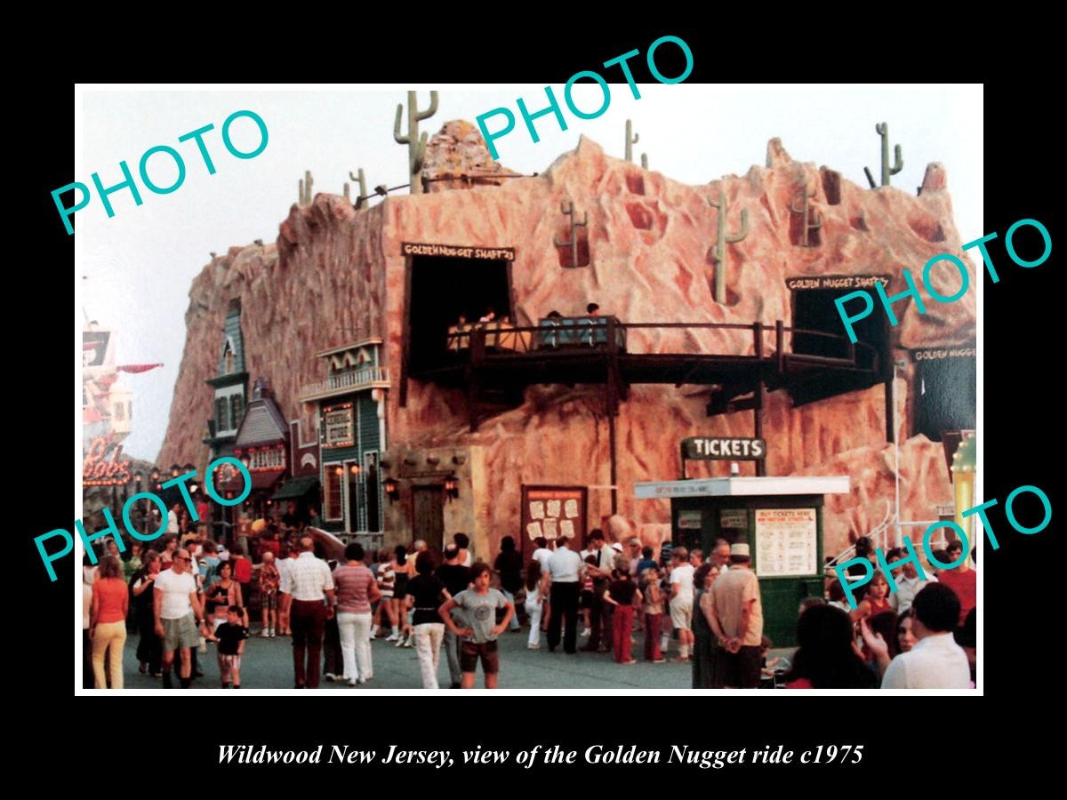 Wildwood New Jersey The Golden Nugget Ride c1975 Large Historic Old Photo