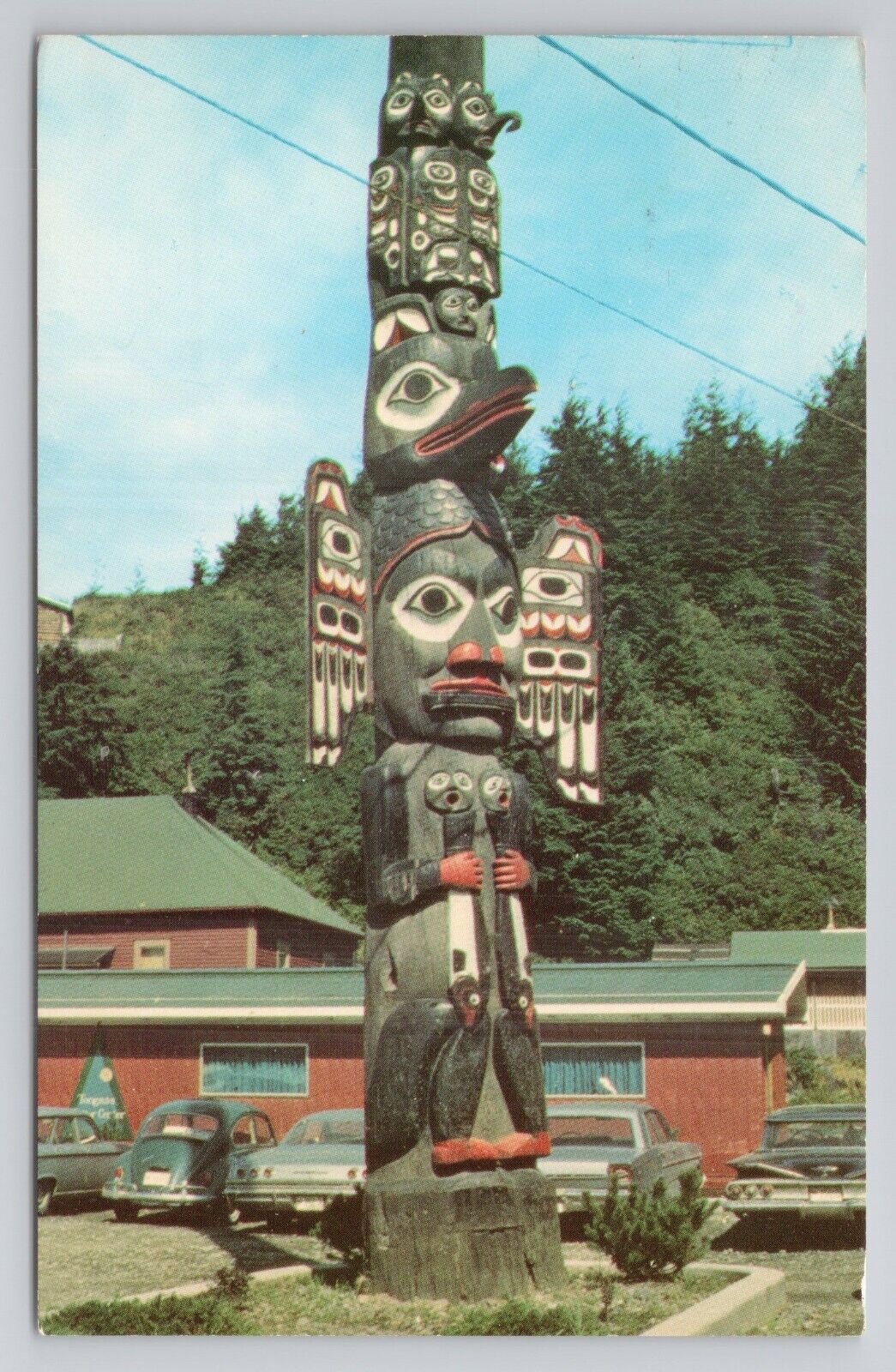 Postcard Ketchikan Alaska Johnson Totem