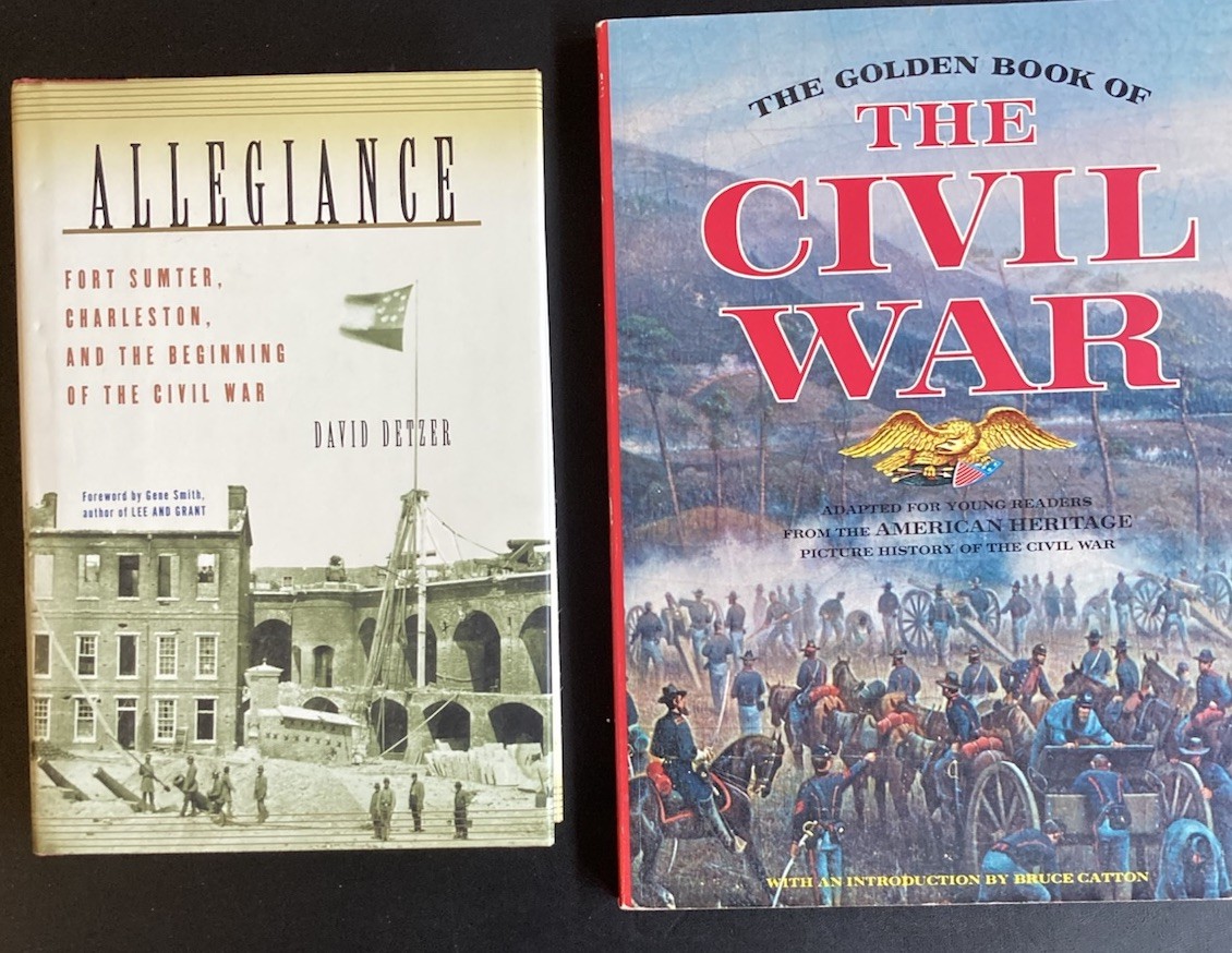 2 Books: The Golden Book Of The Civil War+ Allegiance By David Detzer 2 Books: The Golden Book Of The Civil War+ Allegiance By David Detzer