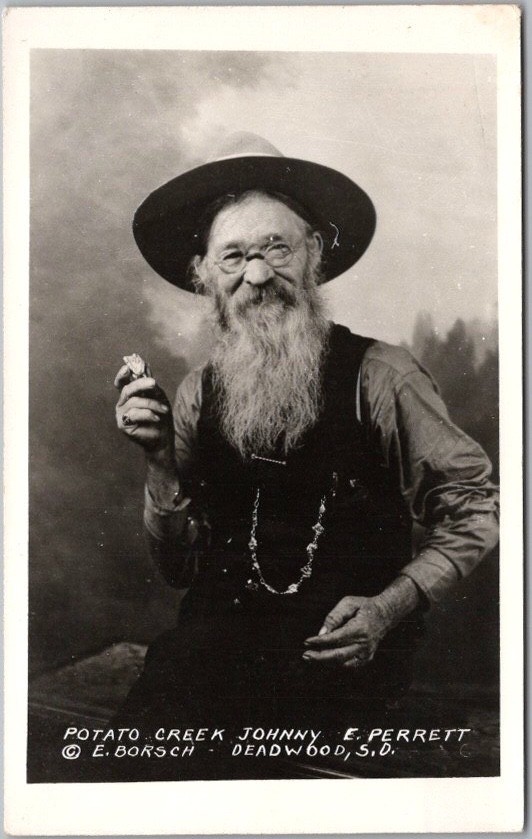 c1940s DEADWOOD, So. Dakota Real Photo Postcard 