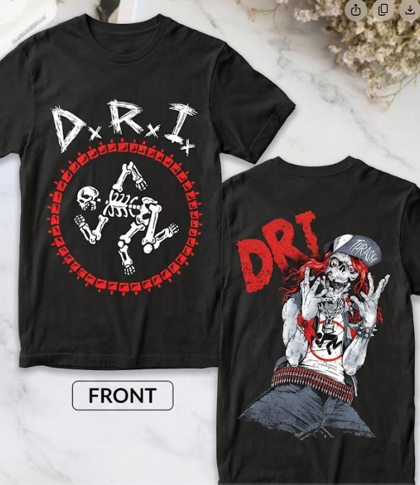 D.R.I. Thrash Bone Collection 3D Tshirt S-234XL Gift Unisex 1UU206