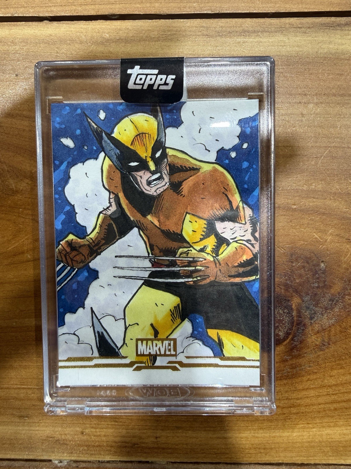 2026 Topps Marvel Mint - Wolverine Gold Foil 1/1 Sketch 🔥🔥 RARE 1 Of 1 Sketch