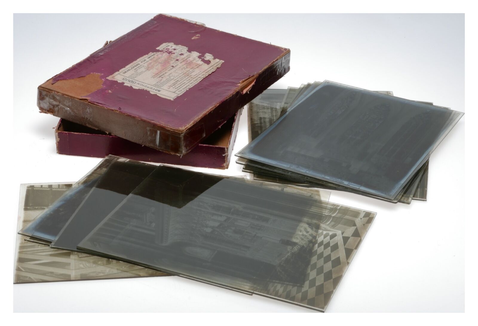 Imperial Glass Large Format Vintage Photography Dry Plates Negatives