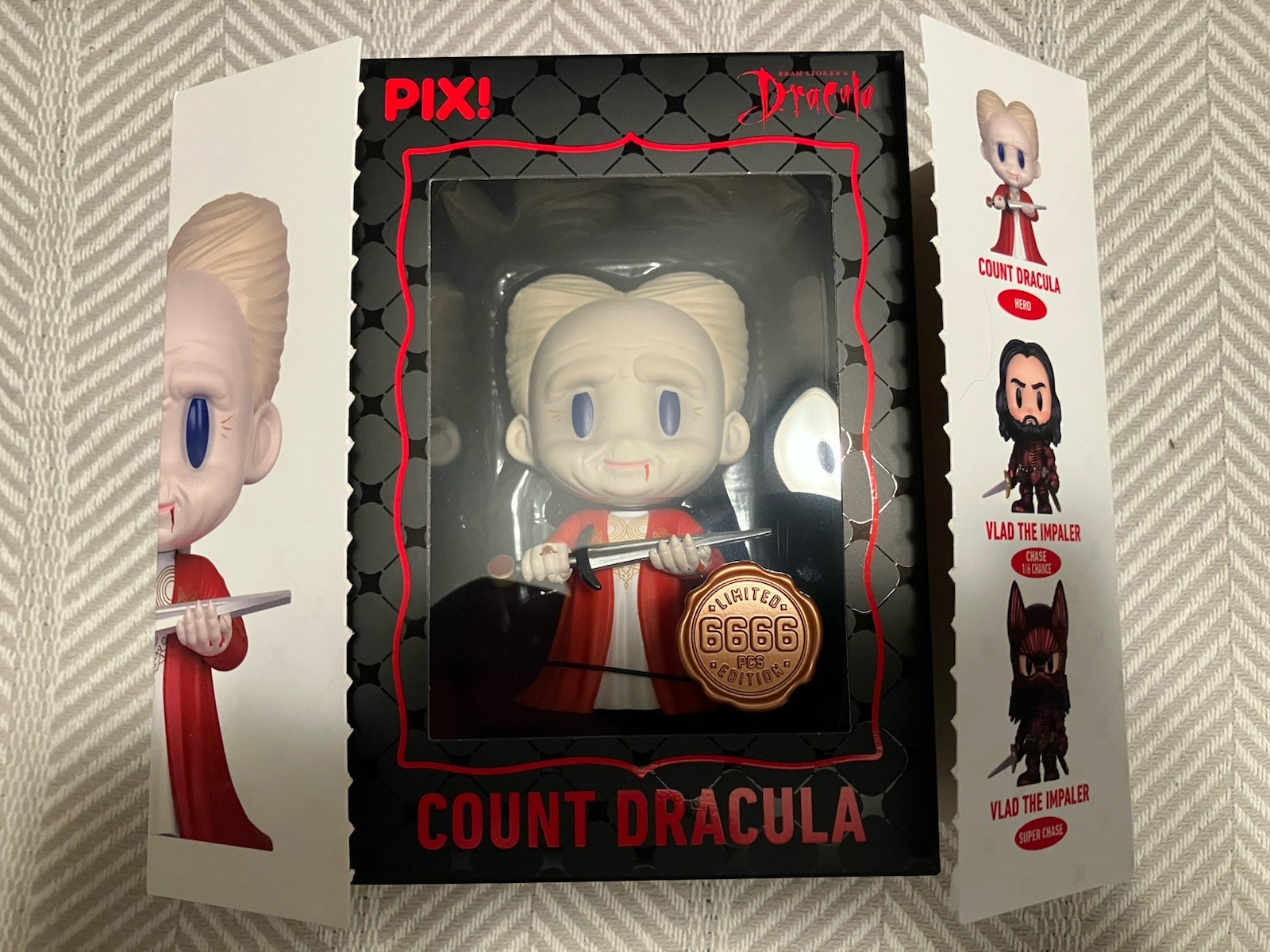 Thrilljoy PIX Bram Stoker\'s Dracula- Count Dracula Common Figure LE 6666 PCS