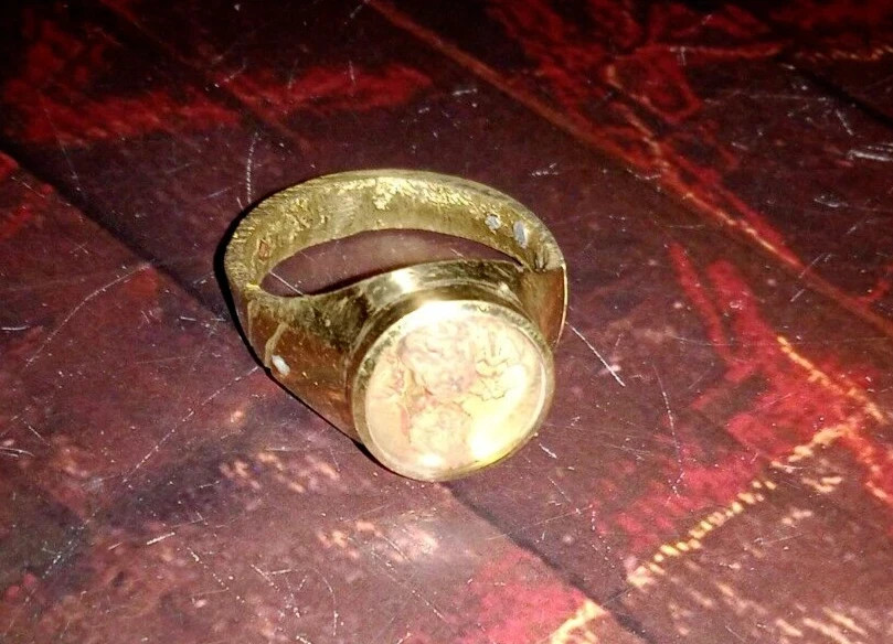 God Of Wealth Magic Become Rich Attract Money Handmade Pagan Silver Ring RARE