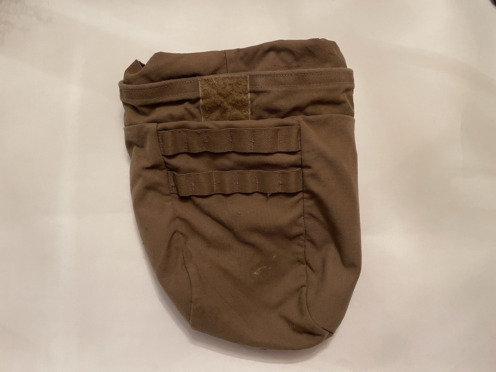 Used USMC Roll Up Dump Pouch FSBE Coyote Brown MOLLE Used USMC Roll Up Dump Pouch FSBE Coyote Brown MOLLE