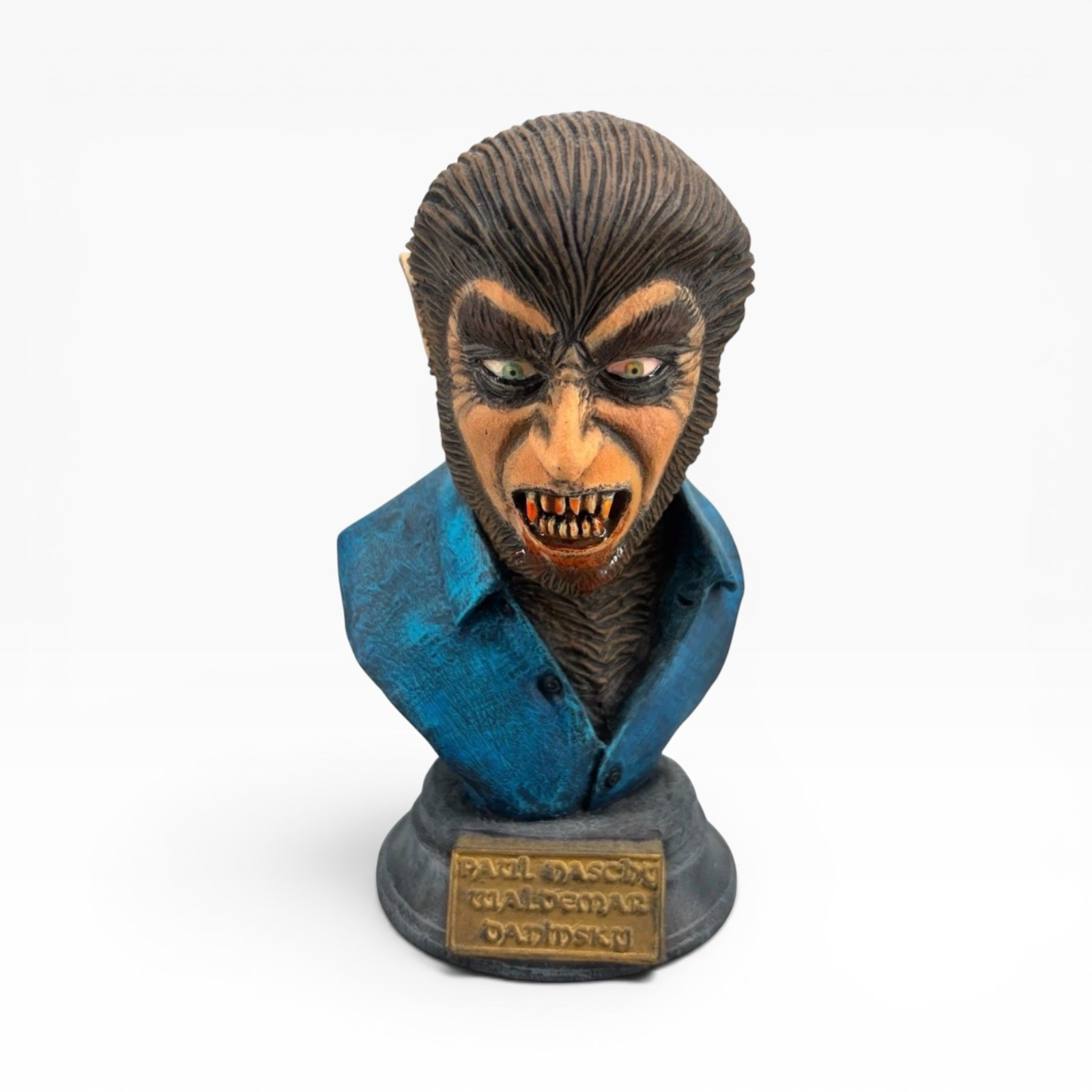Paul Naschy Waldemar Daninsky The Wolfman Bust Statue Spain 2000 Joordu
