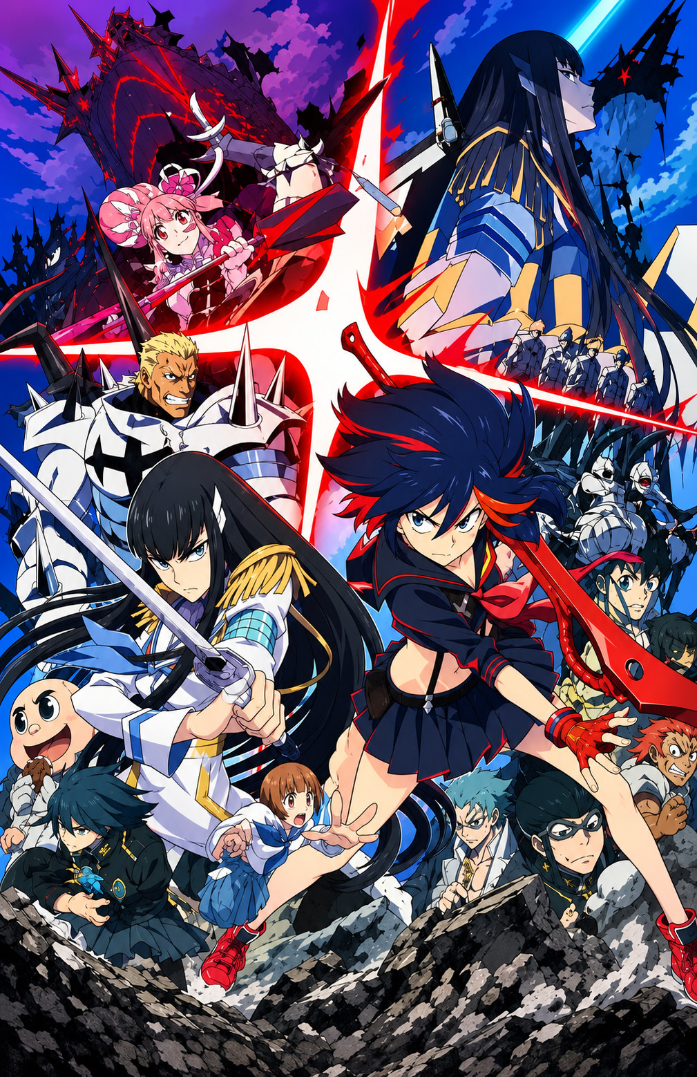 Kill La Kill Character Poster - 11 x 17 inches Brand New
