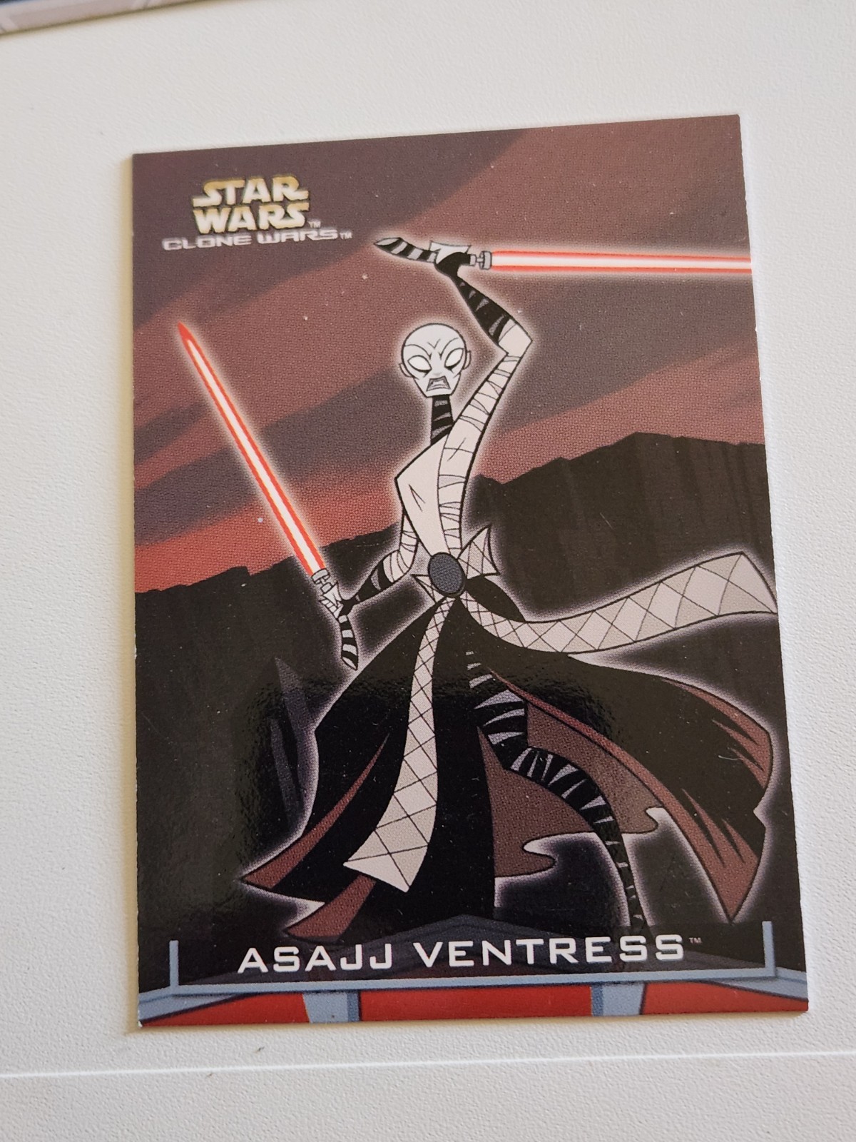 2004 Topps Star Wars CLONE WARS Asajj Ventress RC #8 2004 Topps Star Wars CLONE WARS Asajj Ventress RC #8