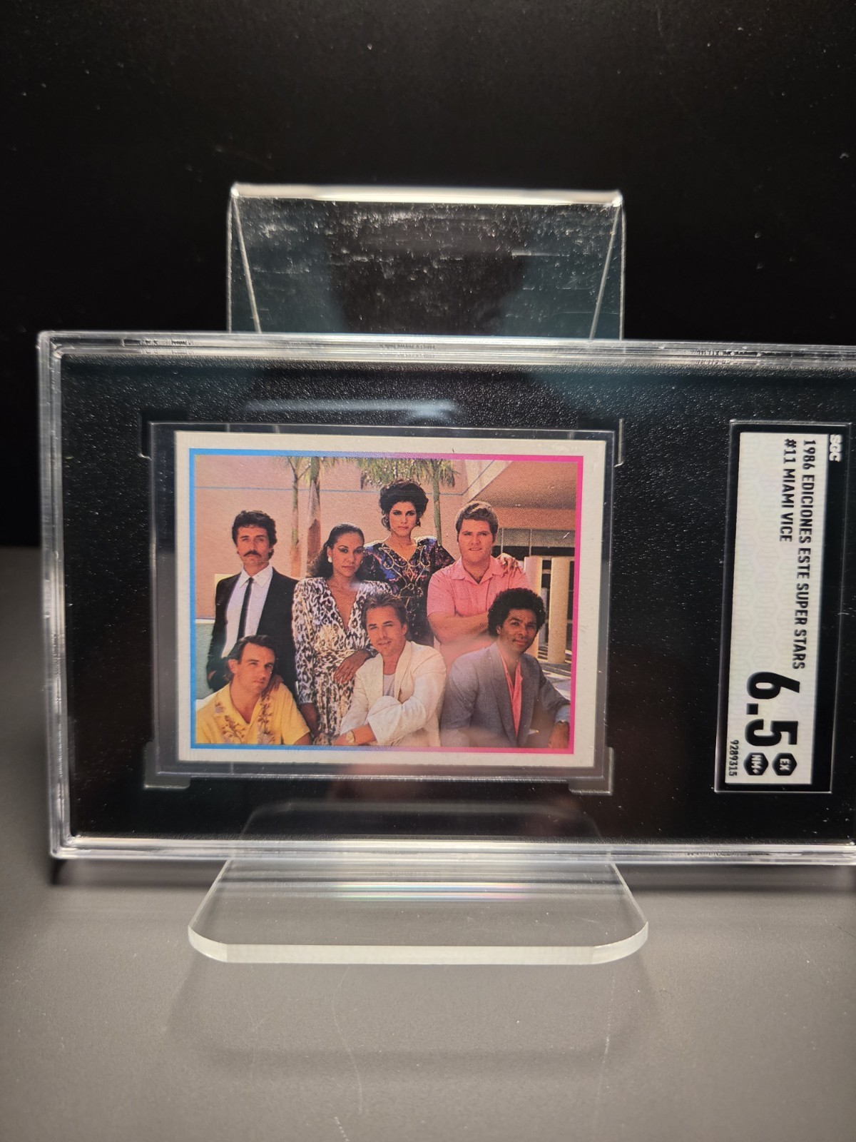 1986 EDICIONES Miami Vice #11 Don Johnson -Philip Michael HIGHEST GRADED EXAMPLE 1986 EDICIONES Miami Vice #11 Don Johnson -Philip Michael HIGHEST GRADED EXAMPLE