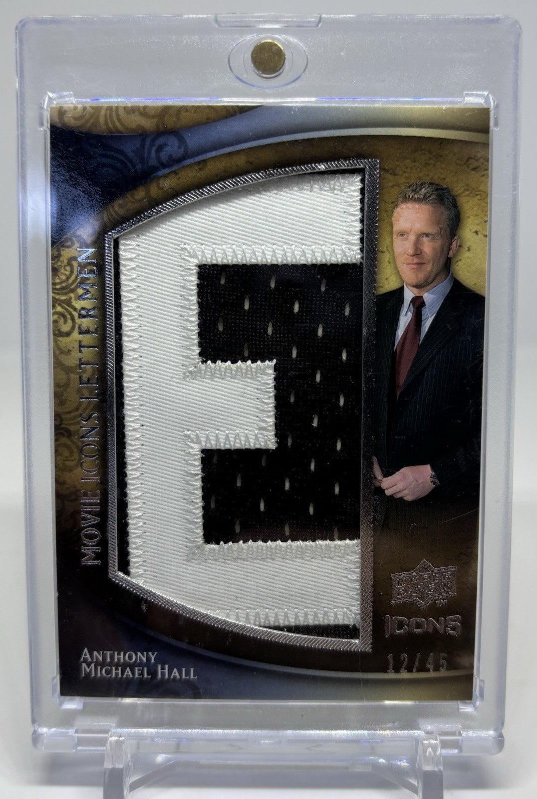 2009 Upper Deck Anthony Michael Hall SP /45 The Breakfast Club Icon Memorabilia 2009 Upper Deck Anthony Michael Hall SP /45 The Breakfast Club Icon Memorabilia