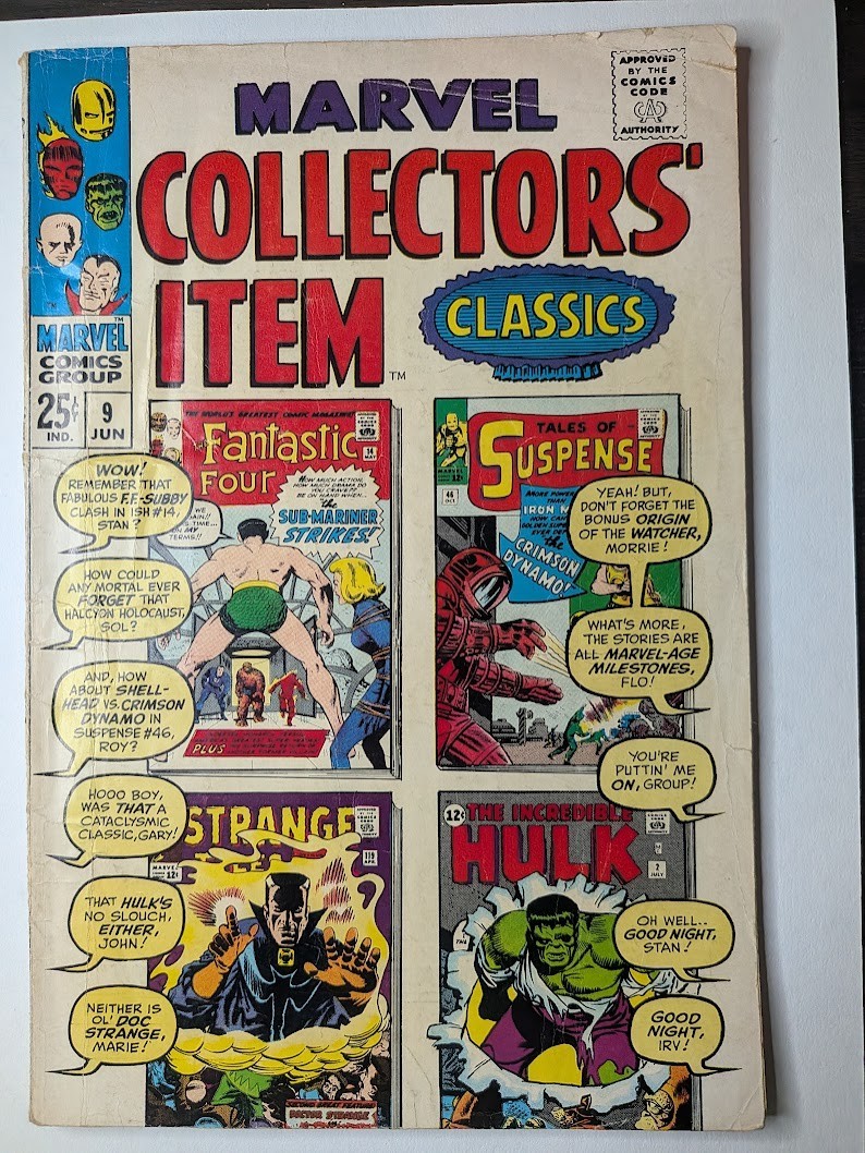 Marvel Collector\'s Item Classics #9 Marvel 1967 (VG+)