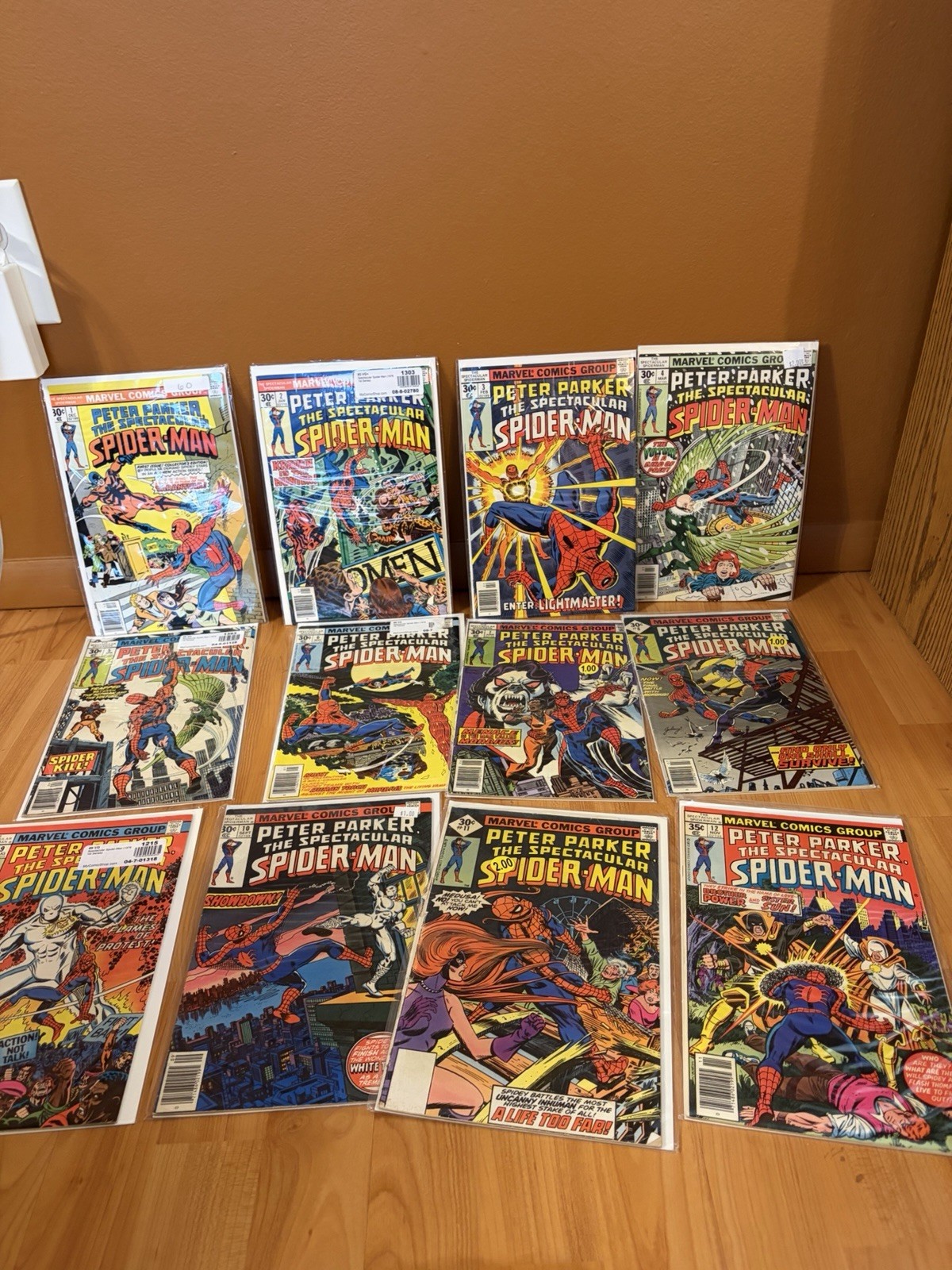 Peter Parker The Spectacular   Spider-Man Spider-Man Comic Book Lot 1-263
