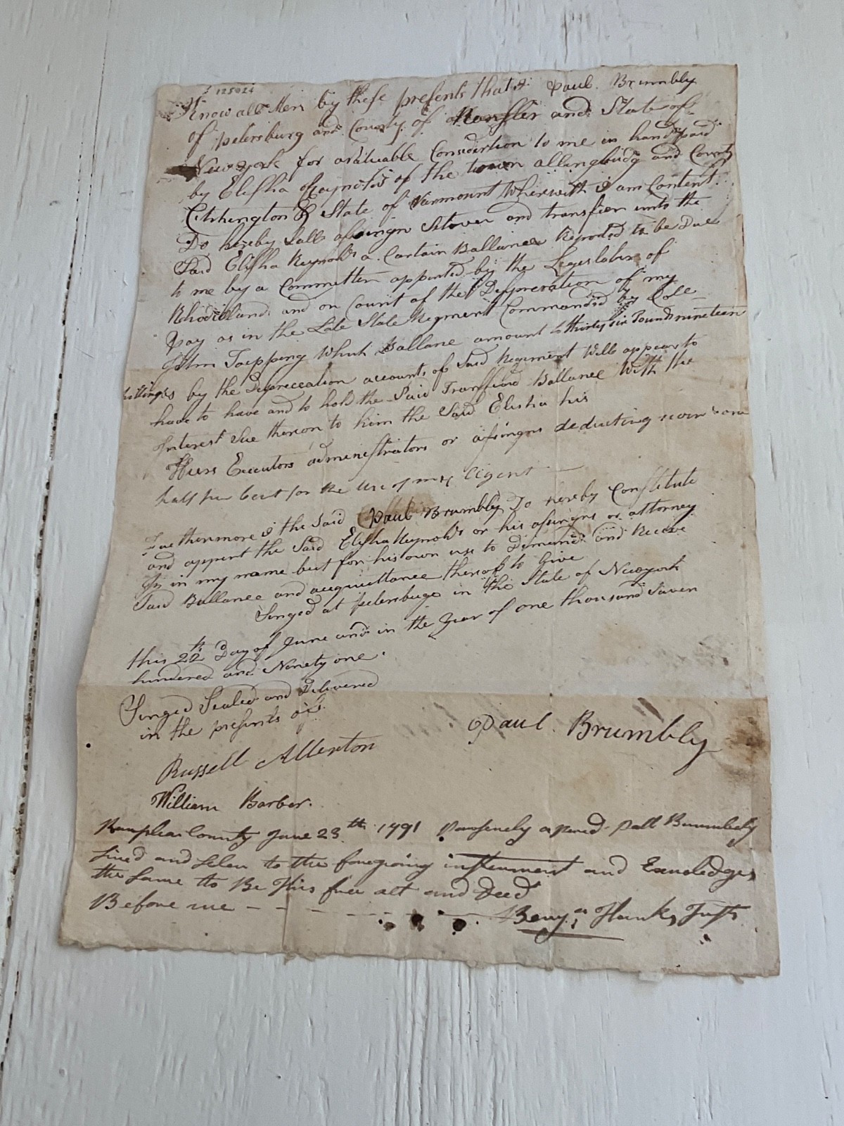 REVOLUTIONARY WAR ERA PAY DOCUMENT DISCUSSING SOLDIERS PAY SERVED J TARPPING RGT REVOLUTIONARY WAR ERA PAY DOCUMENT DISCUSSING SOLDIERS PAY SERVED J TARPPING RGT