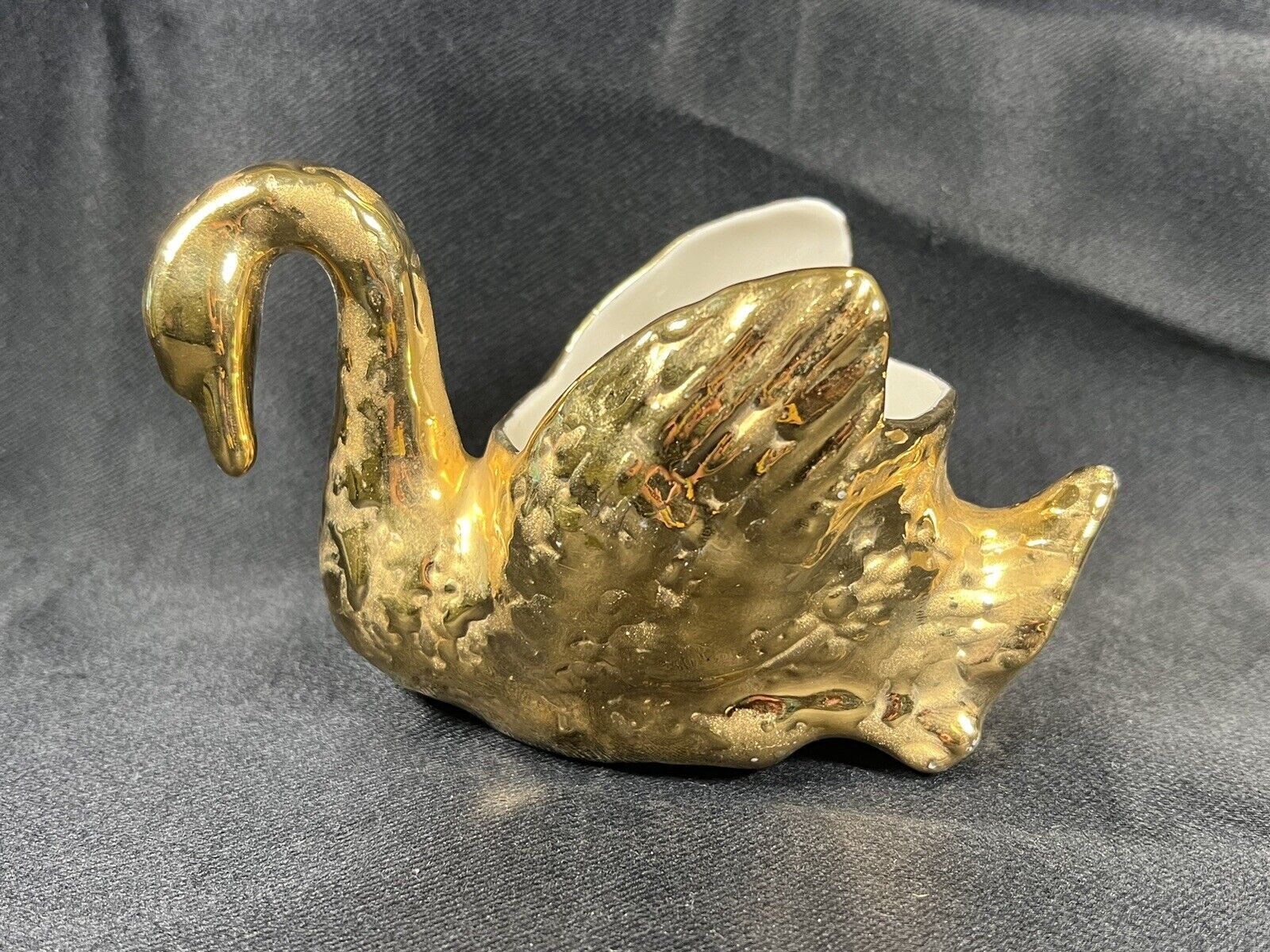 Vintage Holley Ross Gold Swan Distinguished China 22 K Gold LaAnna, PA