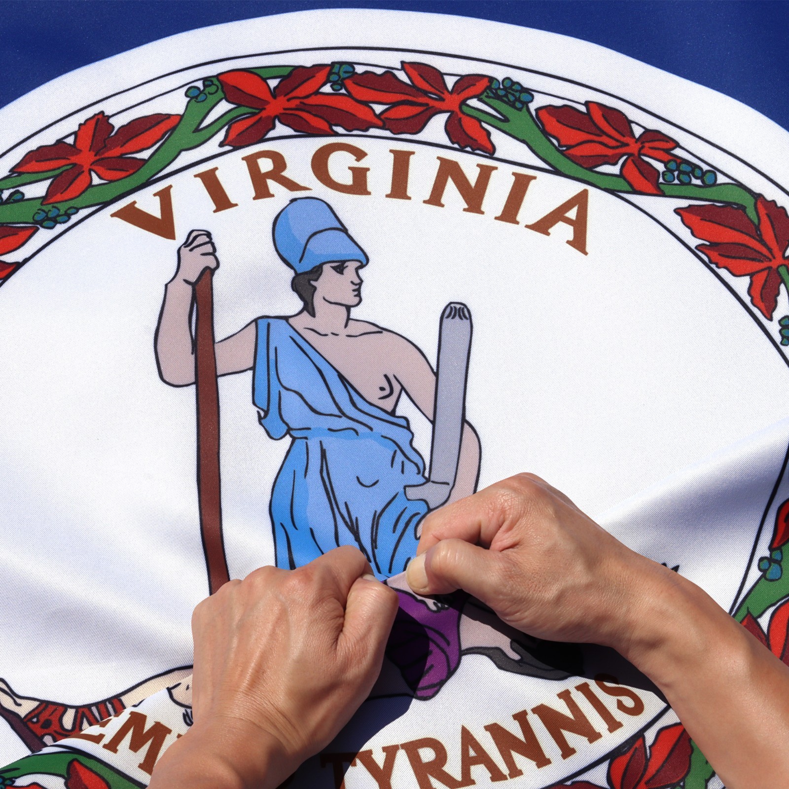 Anley Rip-Proof Double Sided Virginia State Flag 3x5 Ft Virginia VA State Flags