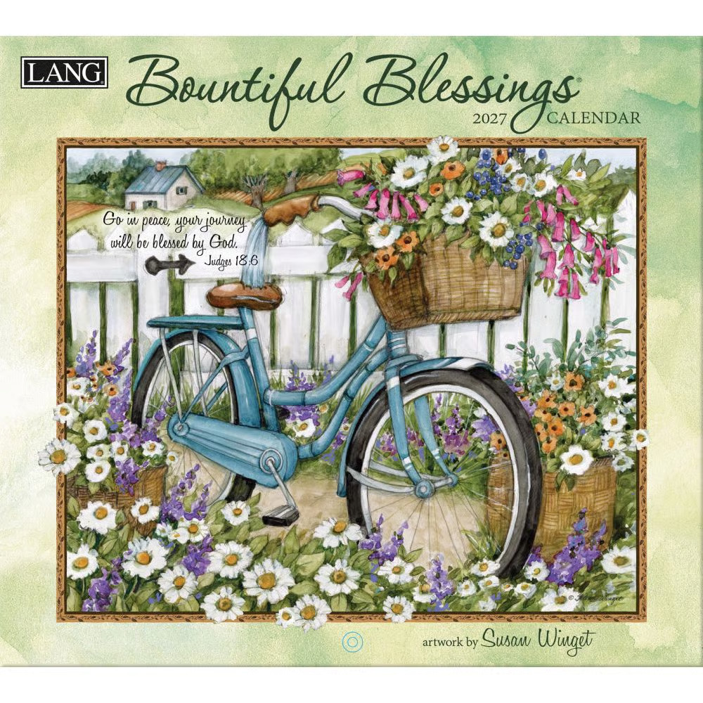 Lang Brands,  Bountiful Blessings 2027 Wall Calendar by Susan Winget
