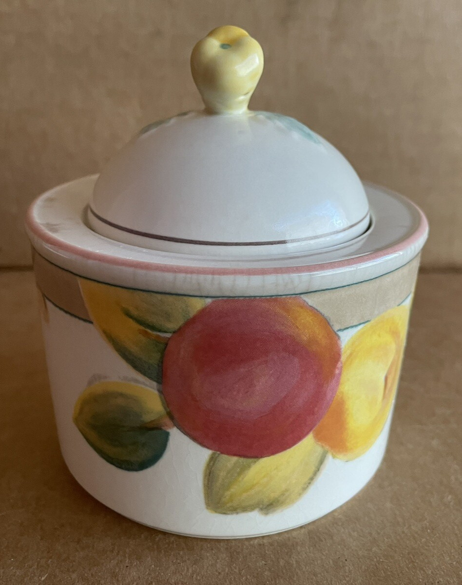Mikasa Heritage Orchard Sugar Bowl with Lid