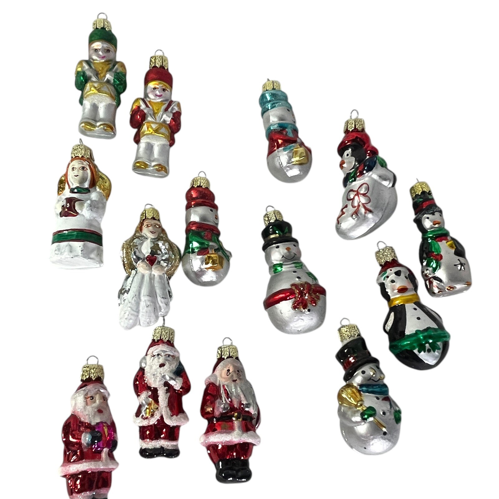 14 Blown Glass Ornaments Feather Tree 2 14 Blown Glass Ornaments Feather Tree 2