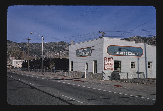 Photo:Ely Nevada 1970s White Pine Public Museum Old West Exhibit Building