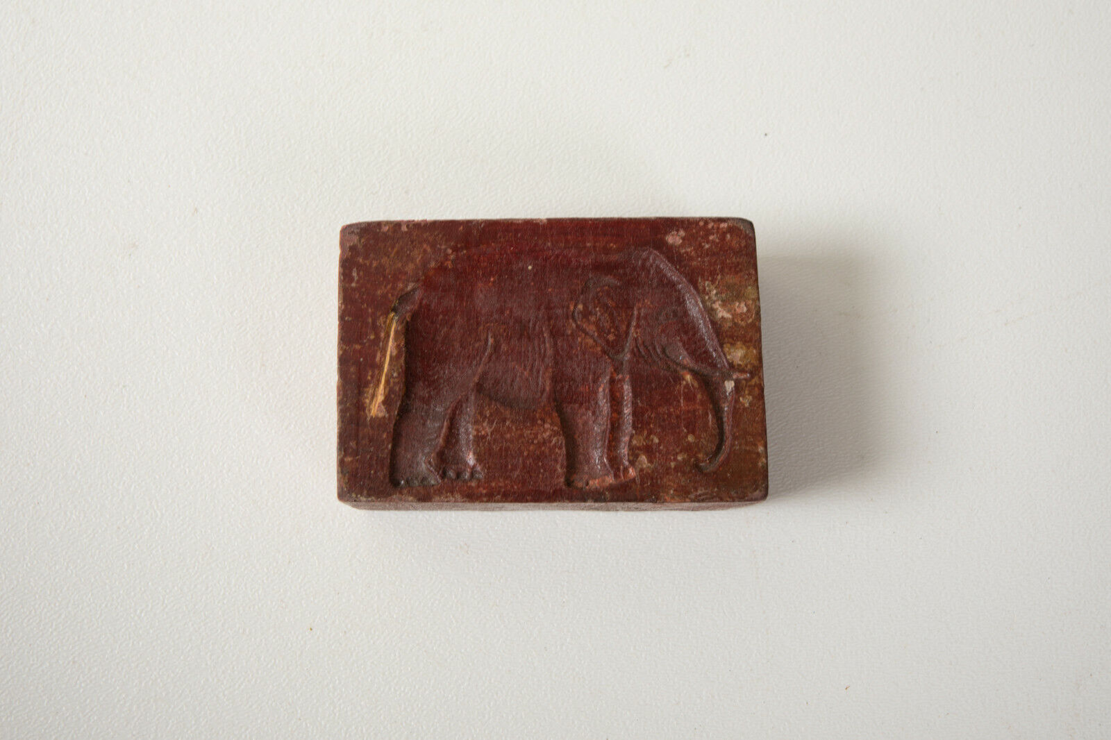 Two Sided Wood Block Stamp (R4D) Butter Mold (JSF6) Clay Elephant Rabbit