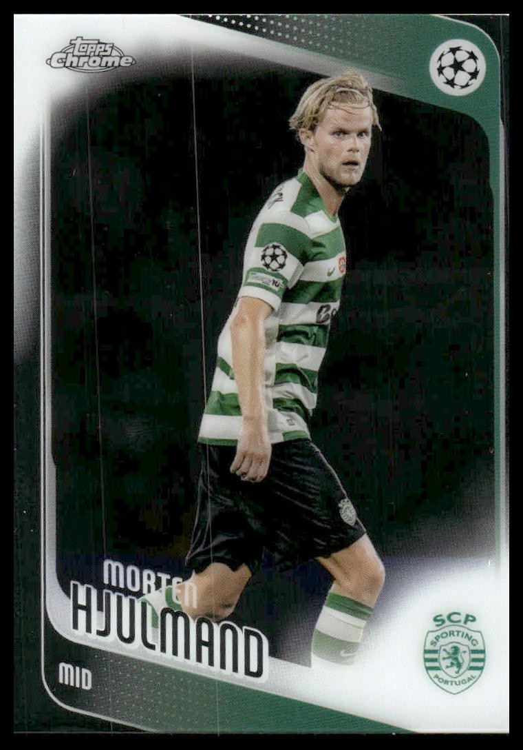 2025-26 Topps Chrome UEFA Club Competitions #199 Morten Hjulmand